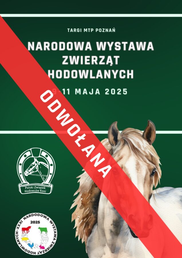 XXXI Narodowa Wystawa Zwierząt Hodowlanych w Poznaniu odwołana